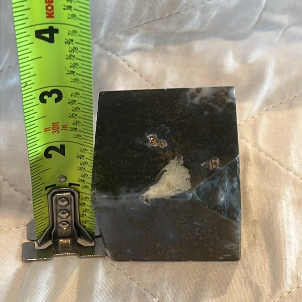 Moss Agate Crystal / Gemstone Cube NWOT - Picture 14 of 17